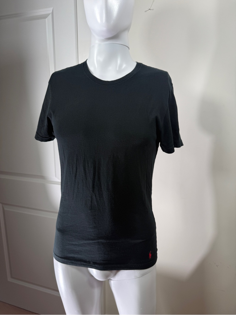 Polo Ralph Lauren Black Stretch Cotton Crewneck T-Shirt Men’s Medium